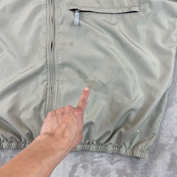 Simms Fishing‎ Jacket Men Large Beige Full Zip Hooded Windbreaker Elastic Waist - Picture 15 of 16